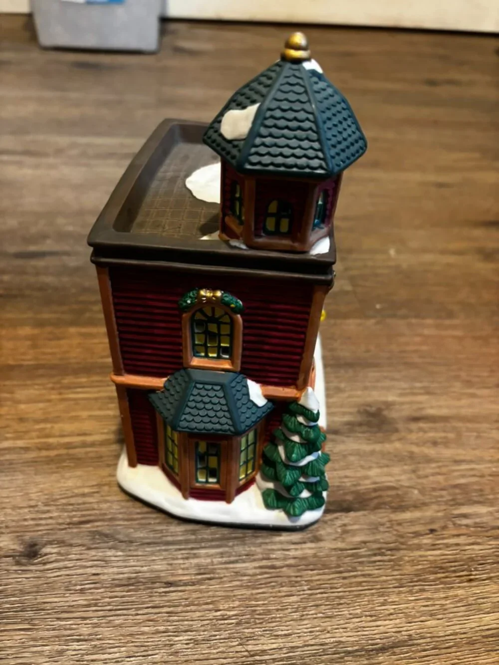 Trim a Home Christmas Village light up house Pickford School